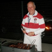 Kim Hampshire - in BBQ action!