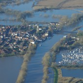 Upton in the floods